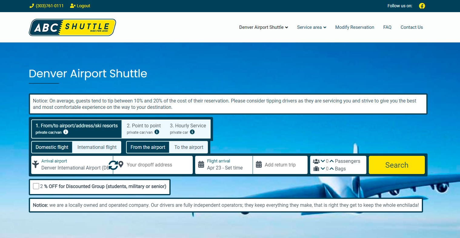 Denver Airport Shuttle Colorado Ski Resort Shuttle Shuttle Service